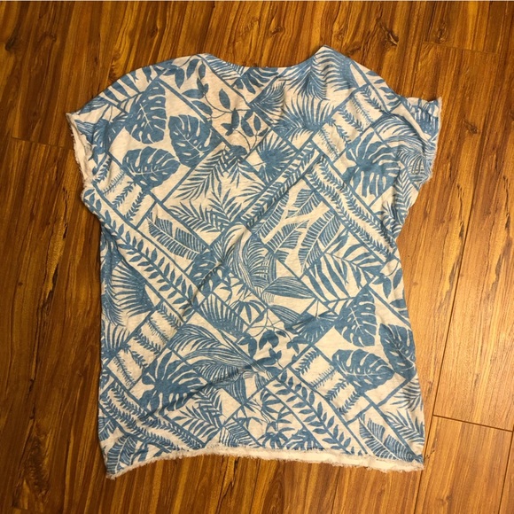 Tommy Bahama Women's Frond Of A Frond Linen T-Shirt size medium - Picture 5 of 8